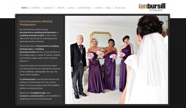 Ian Bursill – Documentary Wedding Photographer